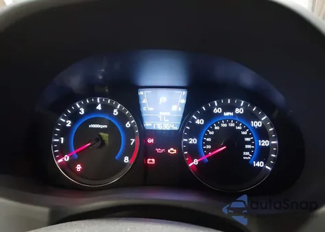 2014 Hyundai Accent Gls z USA, uszkodzony, nr VIN KMHCT4AE4EU777377